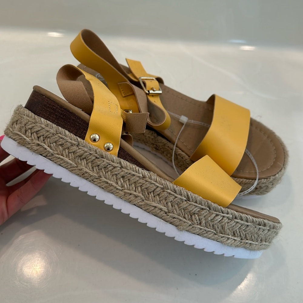 New platform sandals